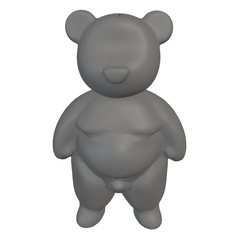 Aperçu 3D BubbleButtBear