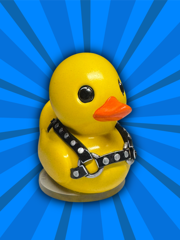 rubber-duck-fr-3 Figurine - Canard en harnais